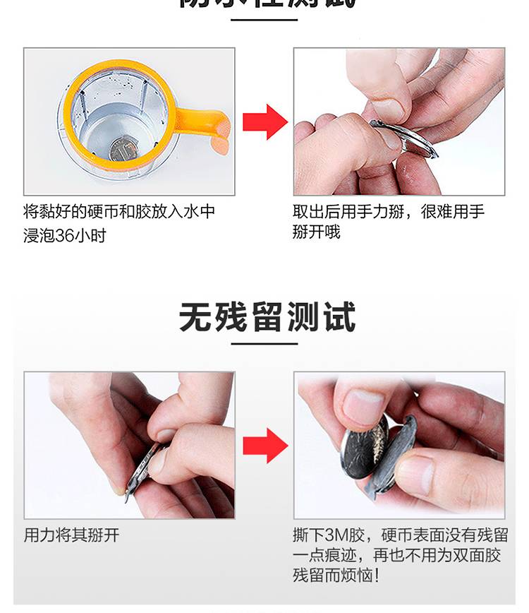 3M超薄雙面膠棉紙系列9080測試